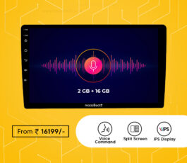 Maazbeatz 2GB/16GB Voice Series IPS Display Android Car Stereo